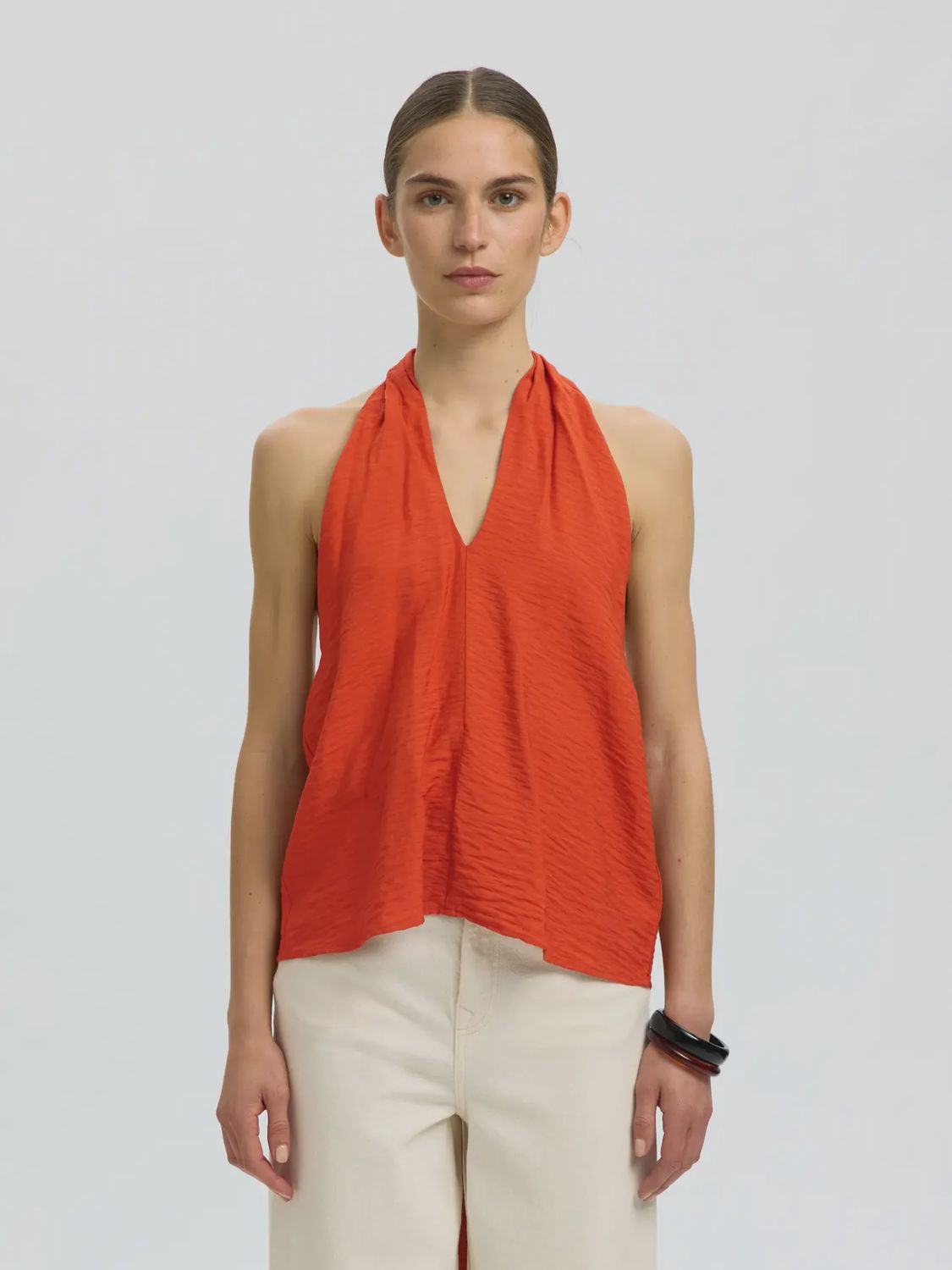 Halterneck Top Lisa Potters Clay