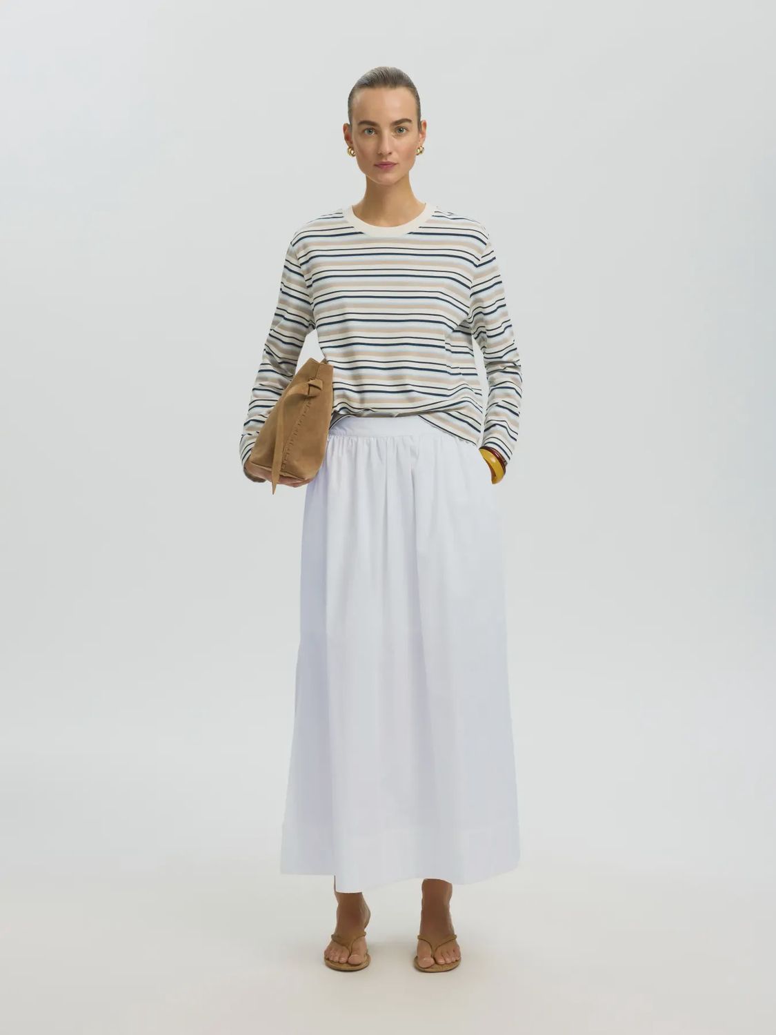 Ankle Skirt Blair Bright White