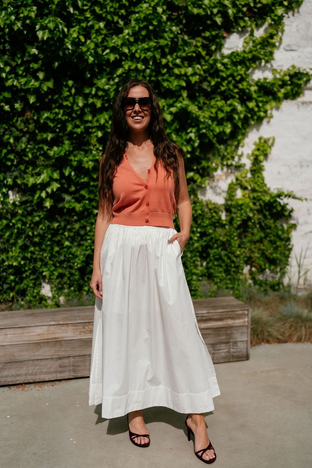 Ankle Skirt Blair Bright White