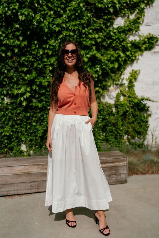 Ankle Skirt Blair Bright White