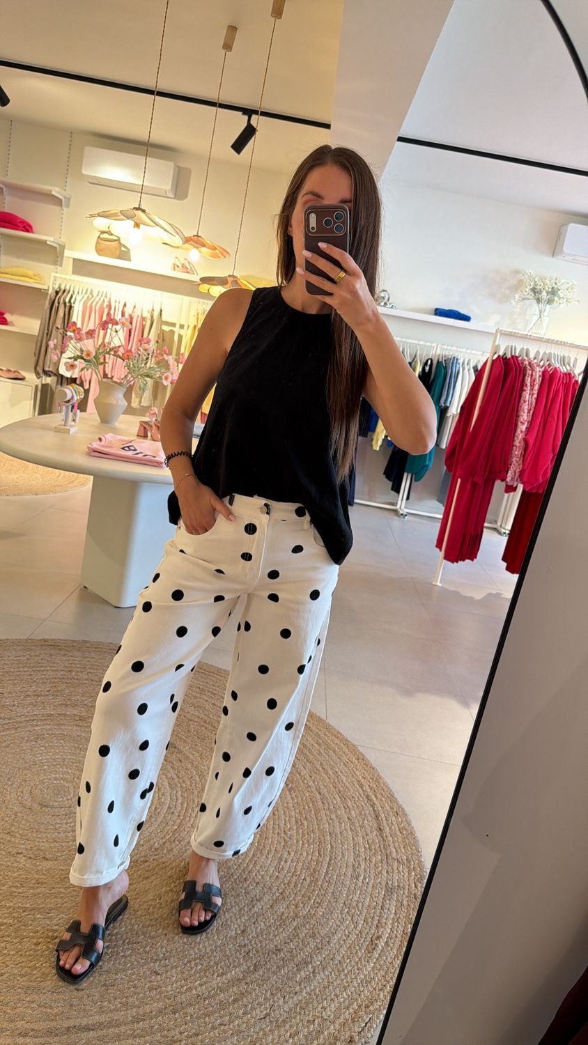 Barrel Jeans Polkadots