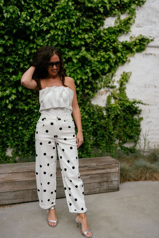 Barrel Jeans Polkadots