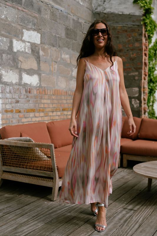 Long Dress Jamilla Pale Peach