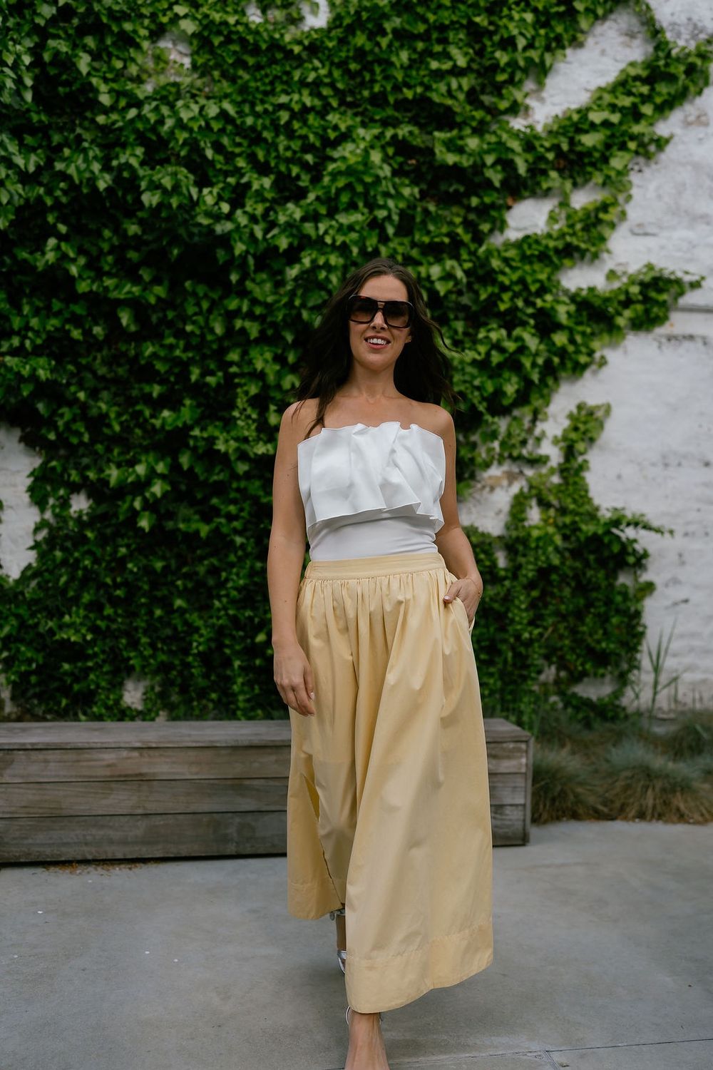 Ankle Skirt Blair Italian Straw