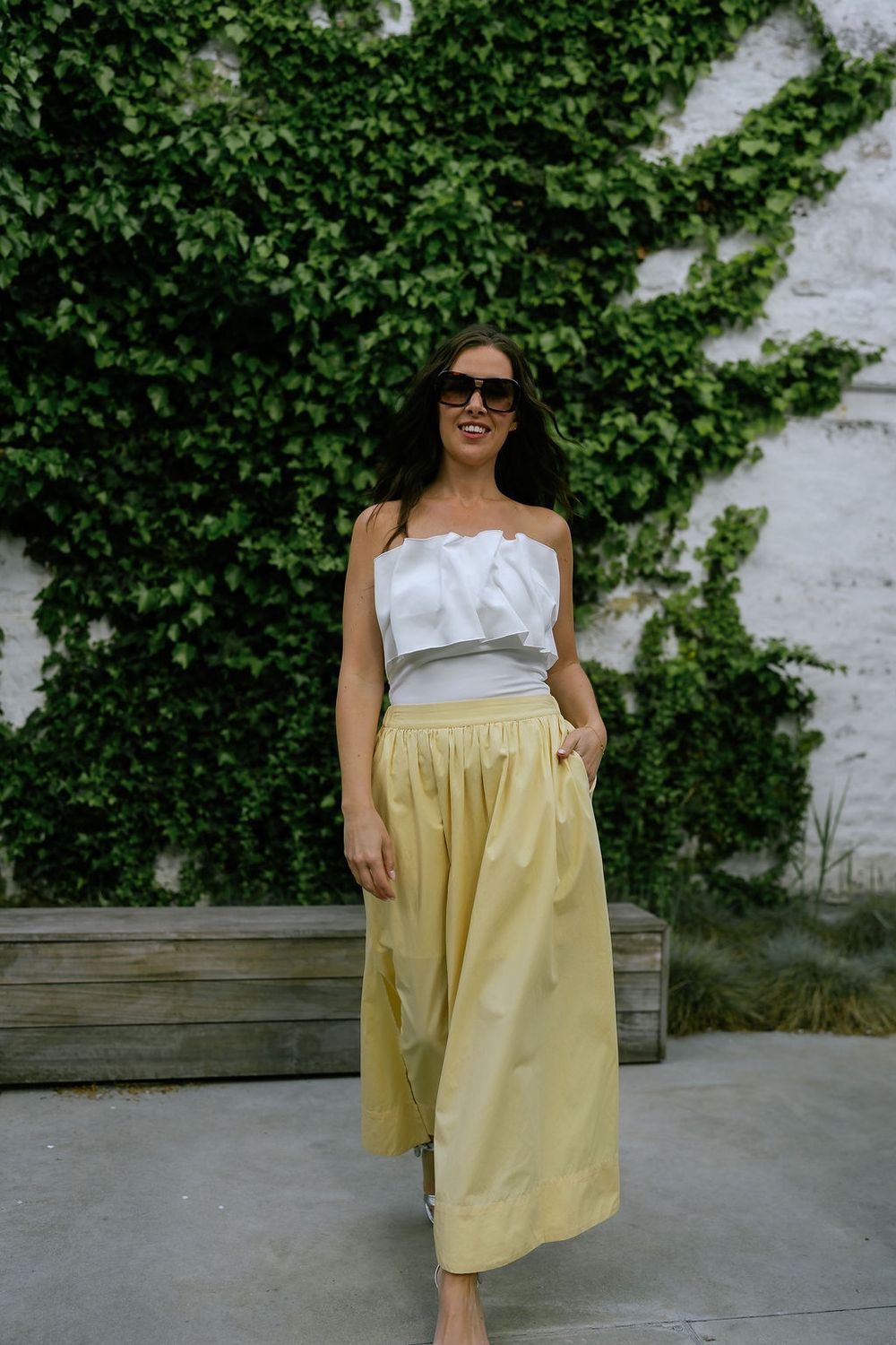 Ankle Skirt Blair Italian Straw