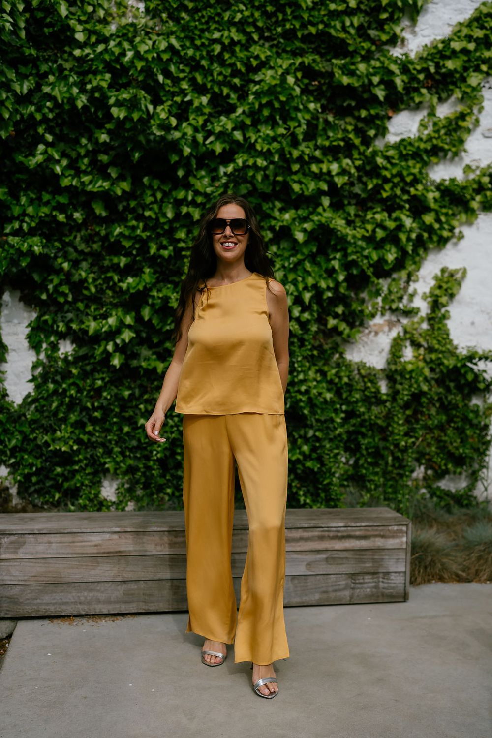 Slit Pant Laura Ochre