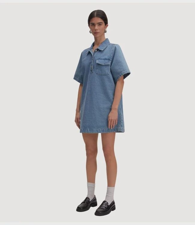 Denim Dress Asta Light Blue