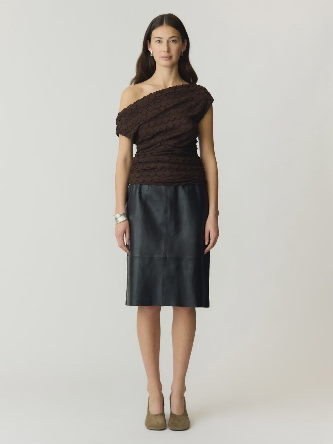 Off Shoulder Top Katana Coffee Bean