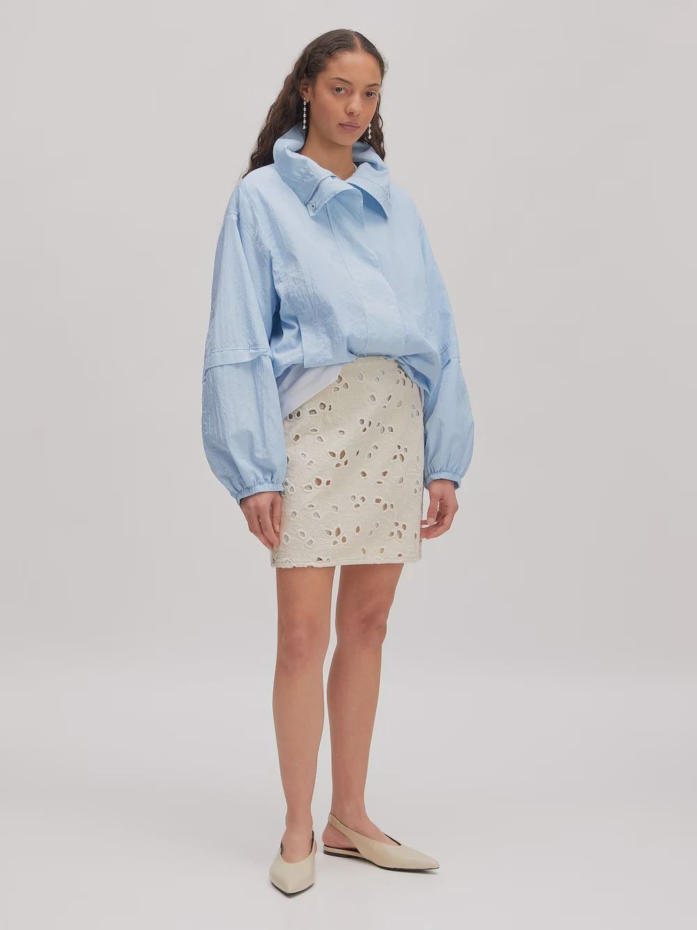 Denim Skirt Josie Natural Beige