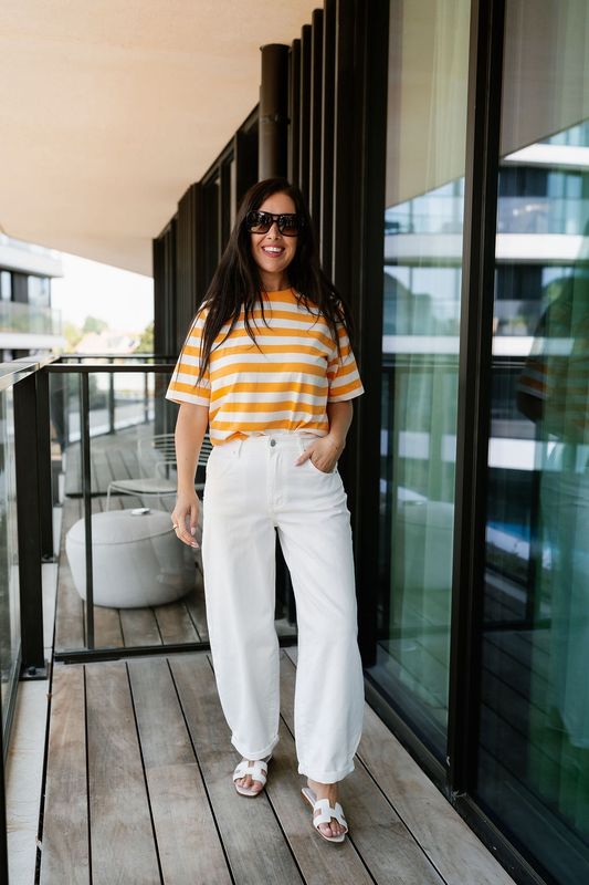 Barrel Jeans Ecru