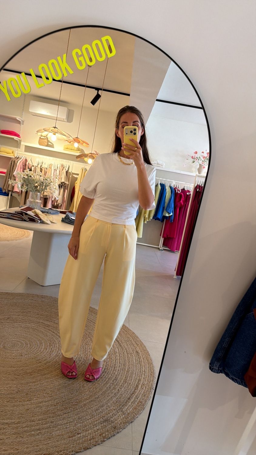 Classic Balloon Pants Yellow