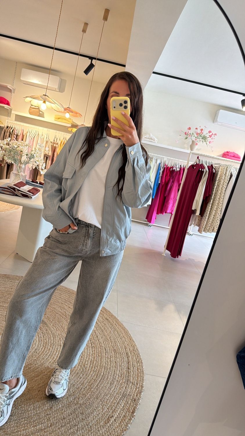 Bomber Jacket Flo BlueGrey