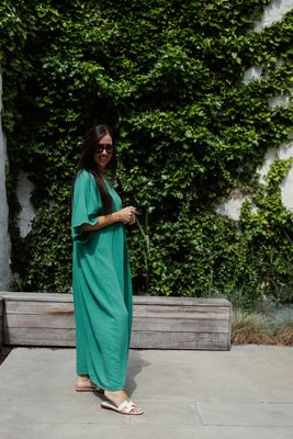 Maxi Tetra Dress Gucci Green