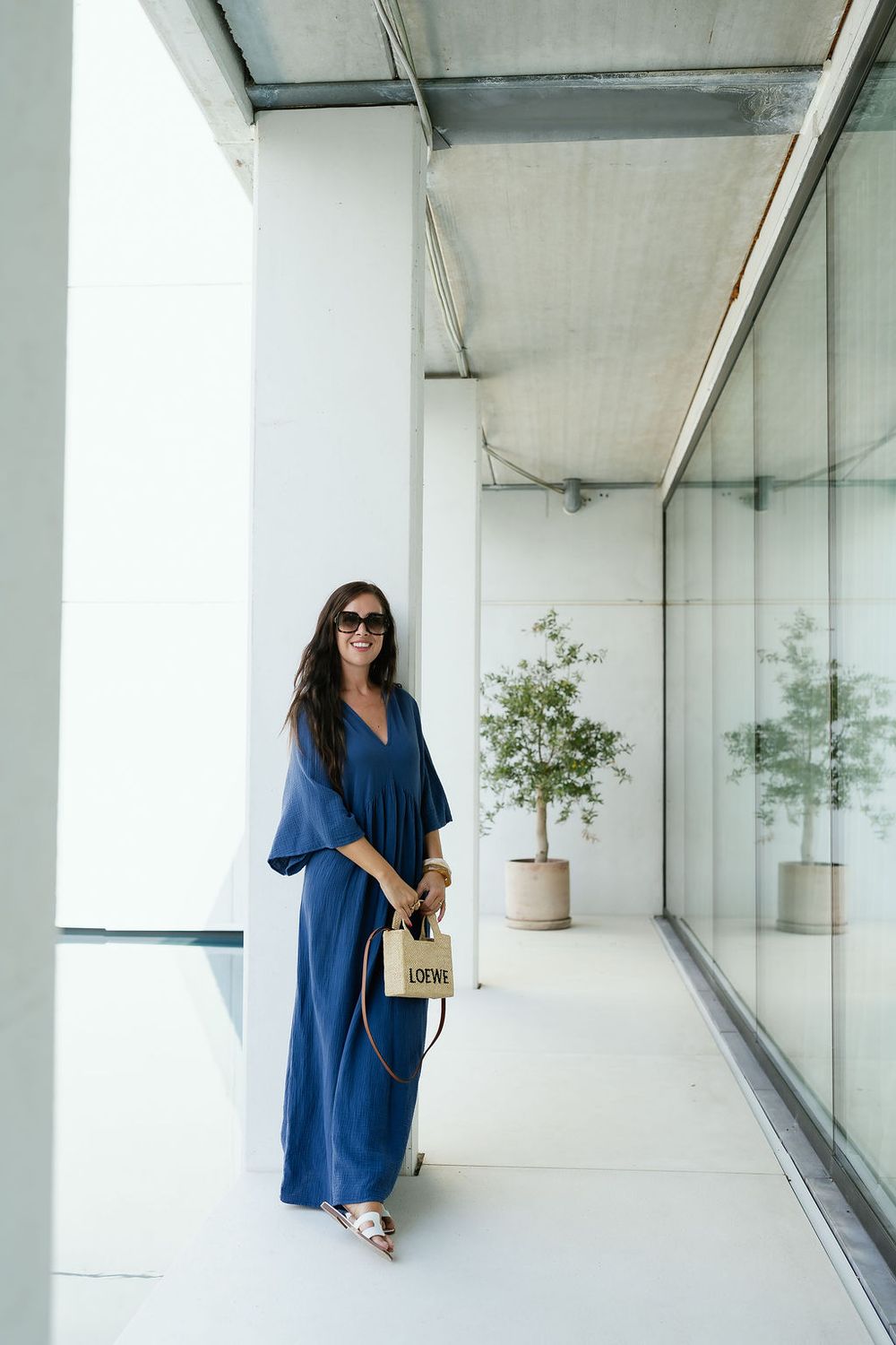 Maxi Tetra Dress Marine