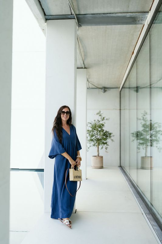 Maxi Tetra Dress Marine
