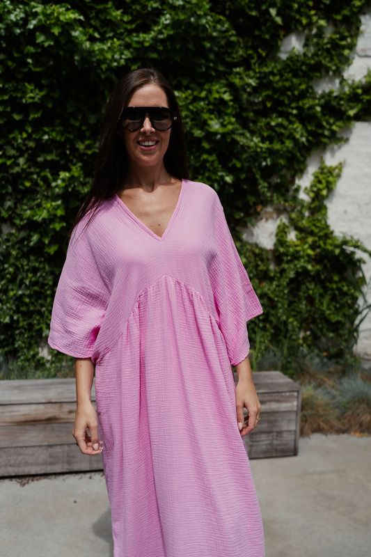 Maxi Tetra Dress Pink