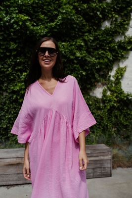 Maxi Tetra Dress Pink