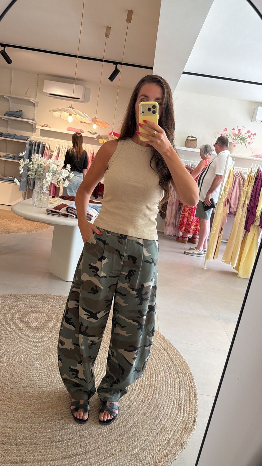 Barrel Pants Nina Army