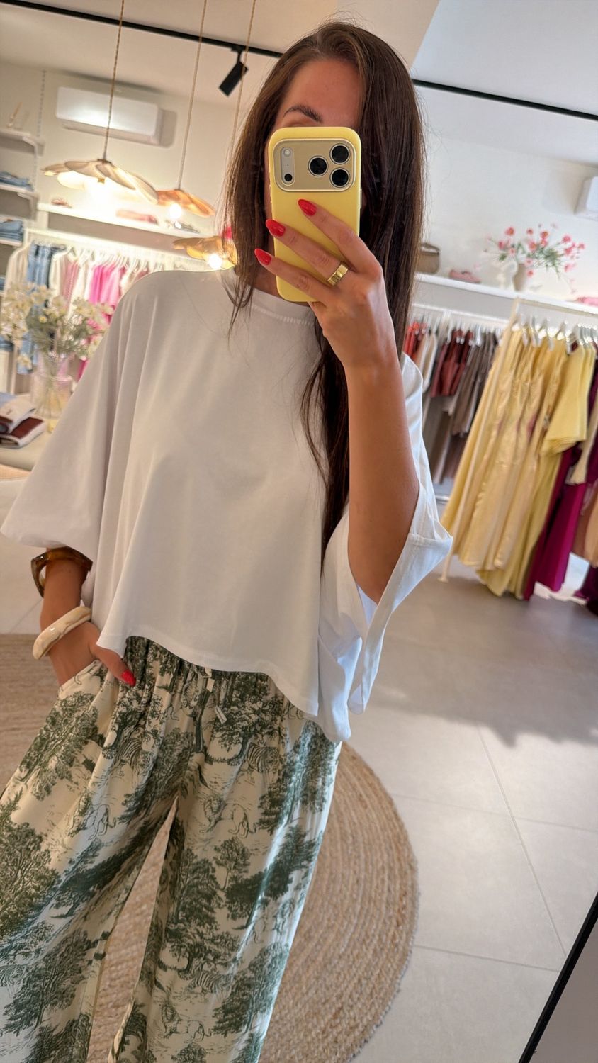 Shirt Butterfly White