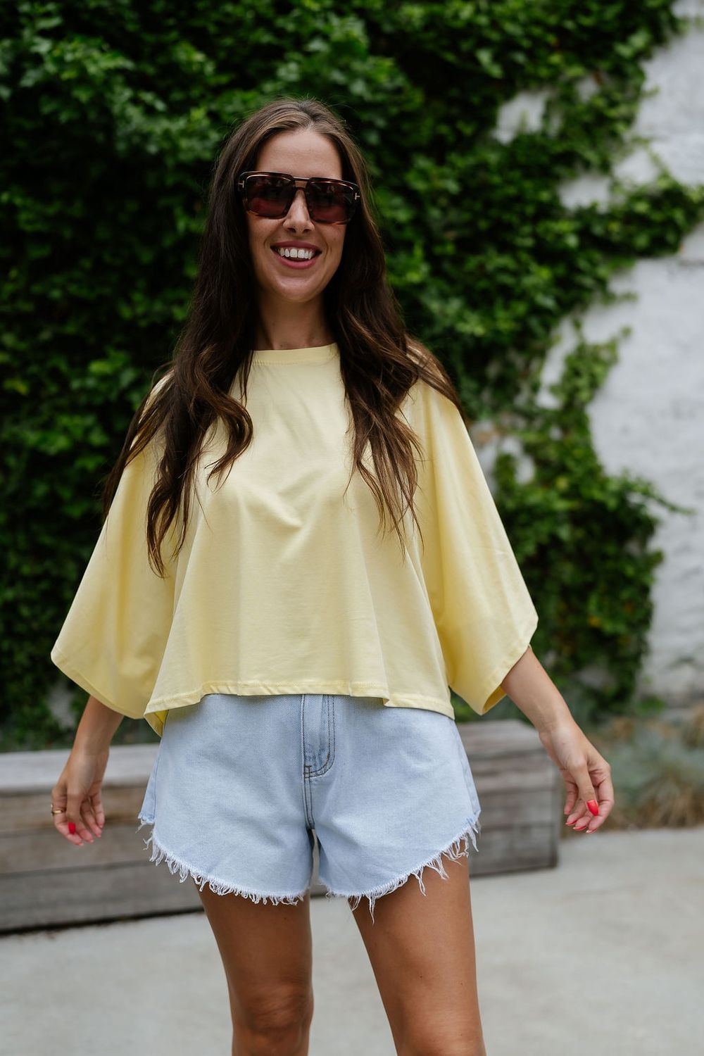 Shirt Butterfly Yellow