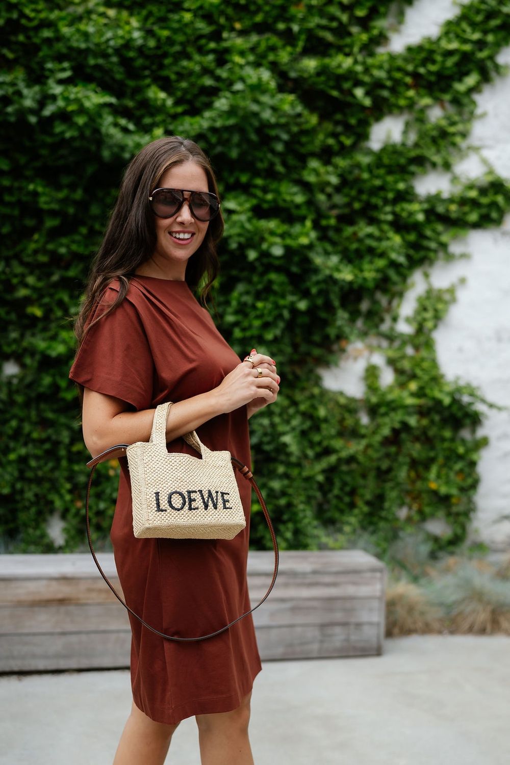 Short Dress Calli Cherry Mahogany