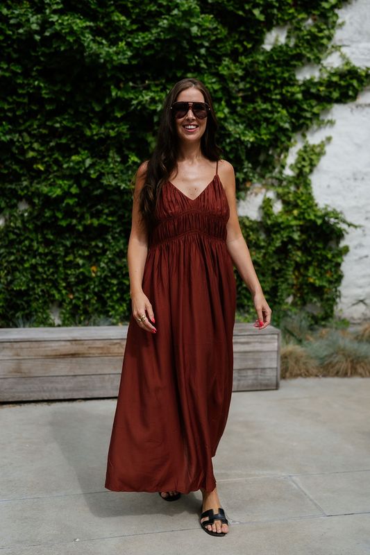 Ankle Strap Dress Jackie Cherry Mahogany