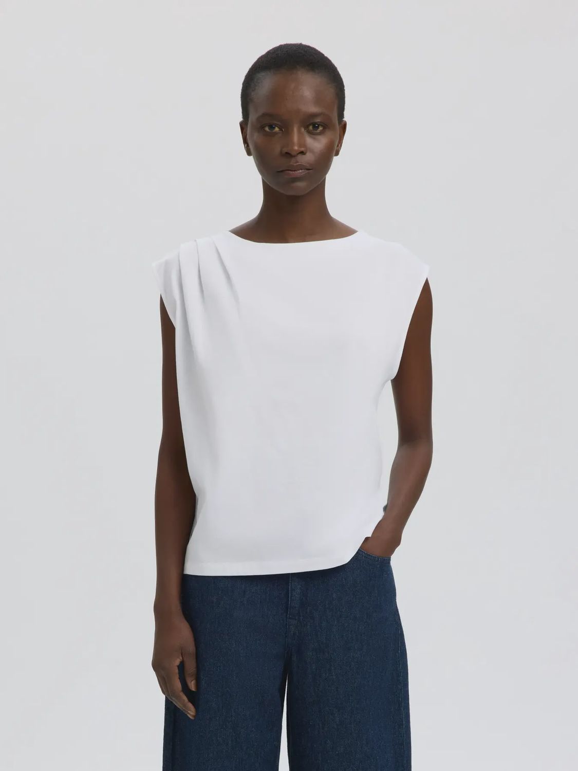 Top Calli Bright White