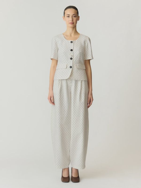 Barrel Pant Dotly Star White
