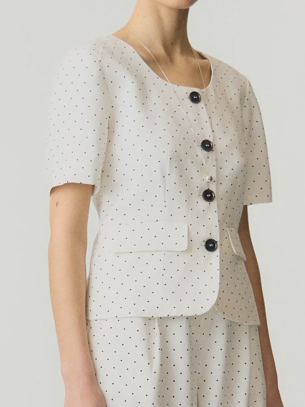 Blazer Dotly Star White