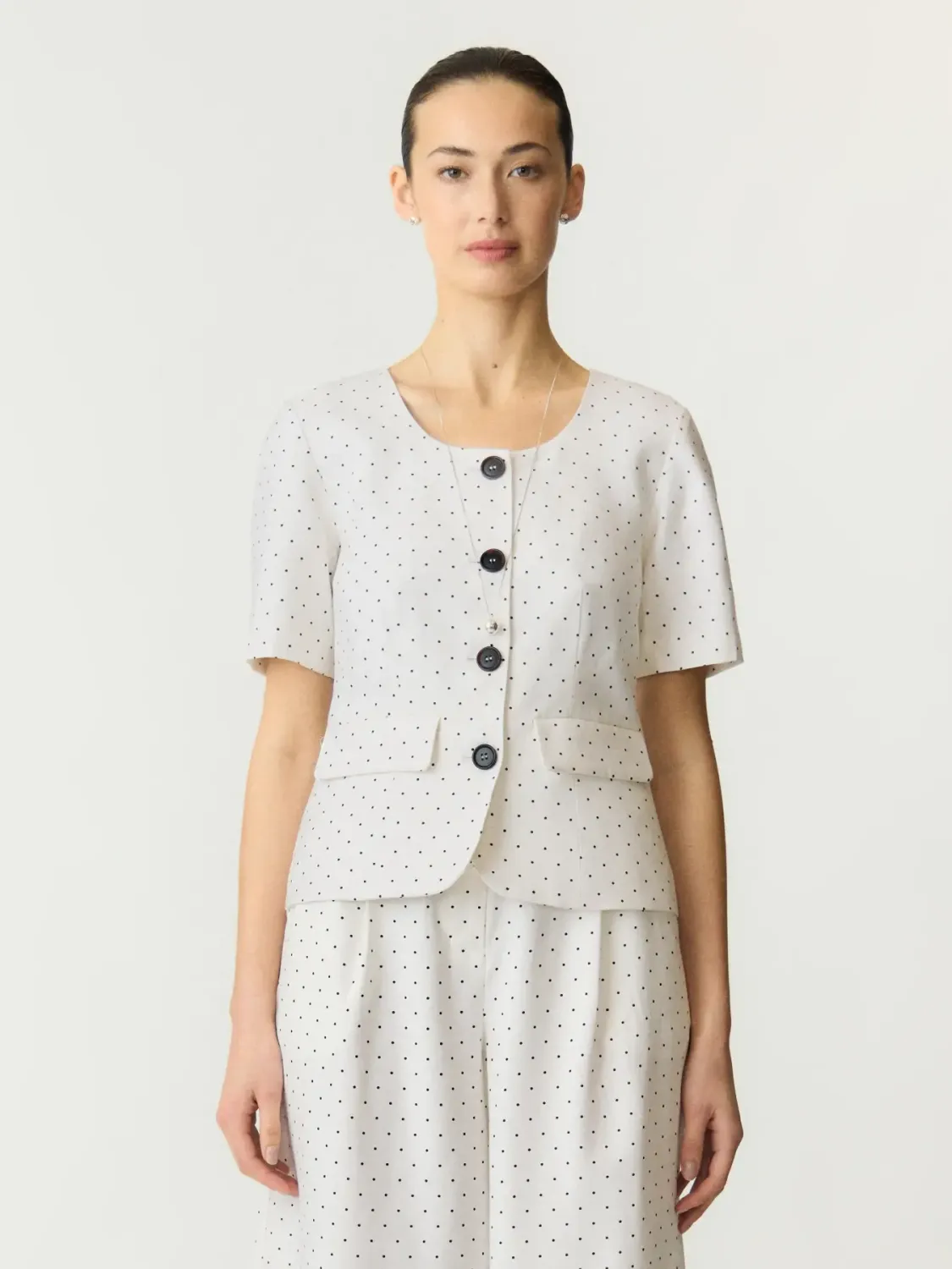 Blazer Dotly Star White