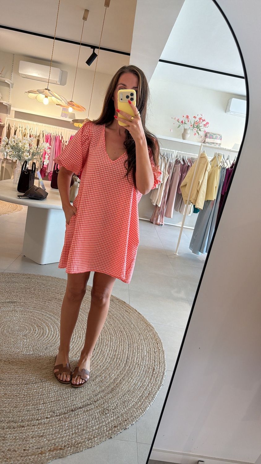 Liz Dress Coral