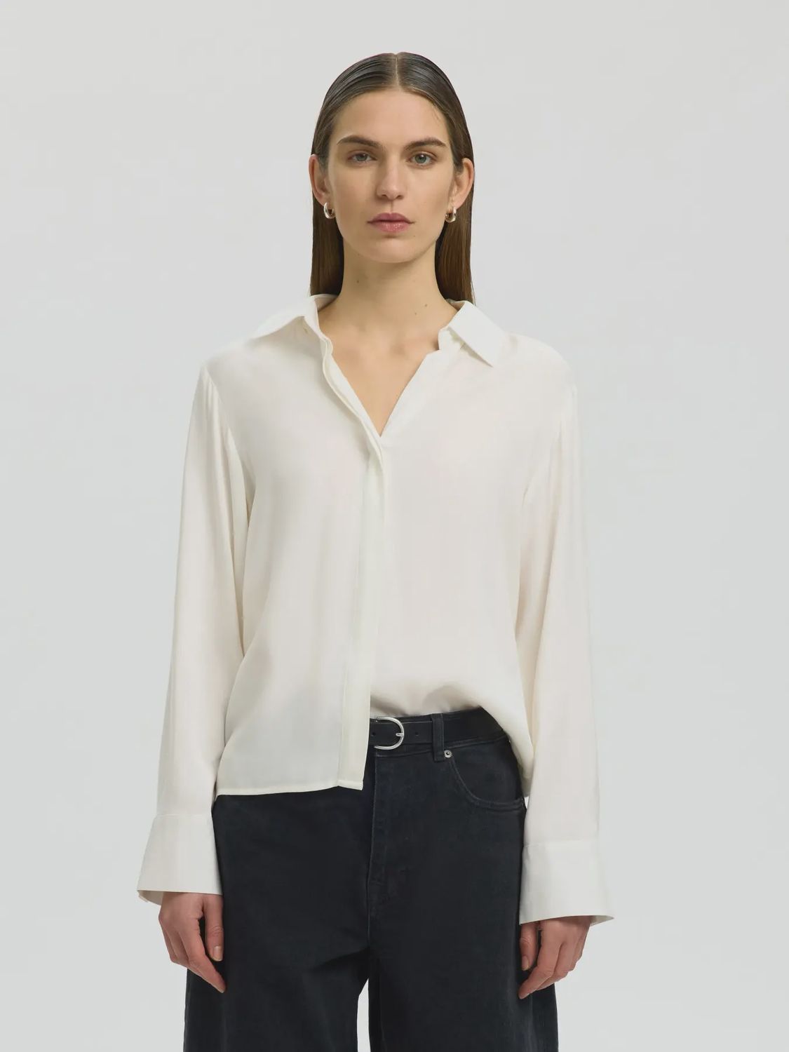 Open Collar Shirt Jonna Egret