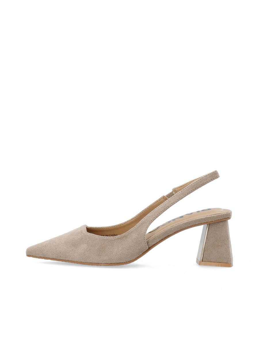 Slingback Maralyn Faux Suede Nougat