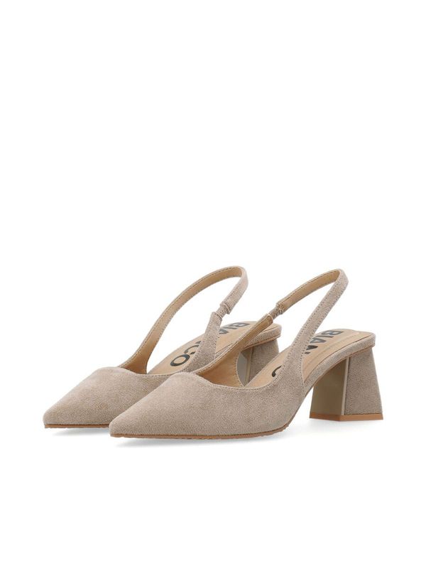 Slingback Maralyn Faux Suede Nougat