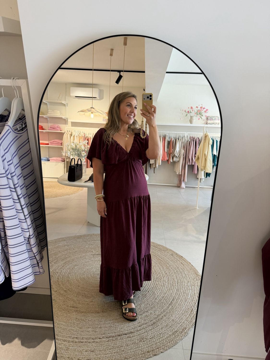 Dress Eloise Bordo