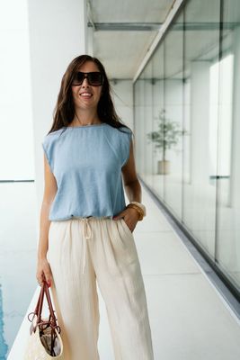 Tetra Pants Beige