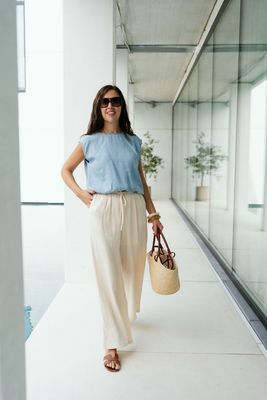 Tetra Pants Beige