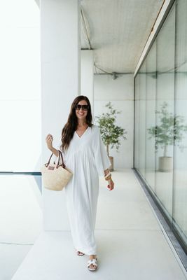 Maxi Tetra Dress White