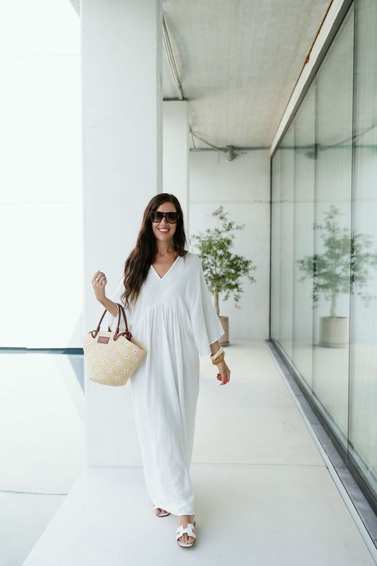 Maxi Tetra Dress White