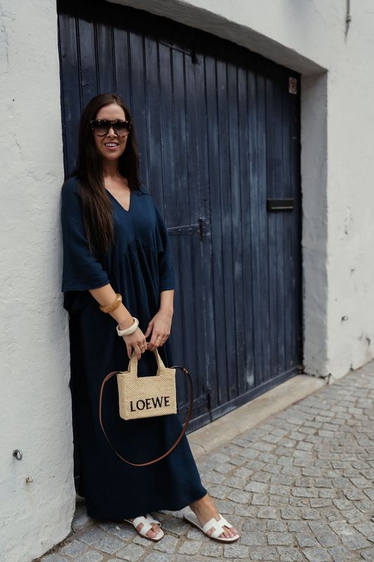 Maxi Tetra Dress Dark Blue
