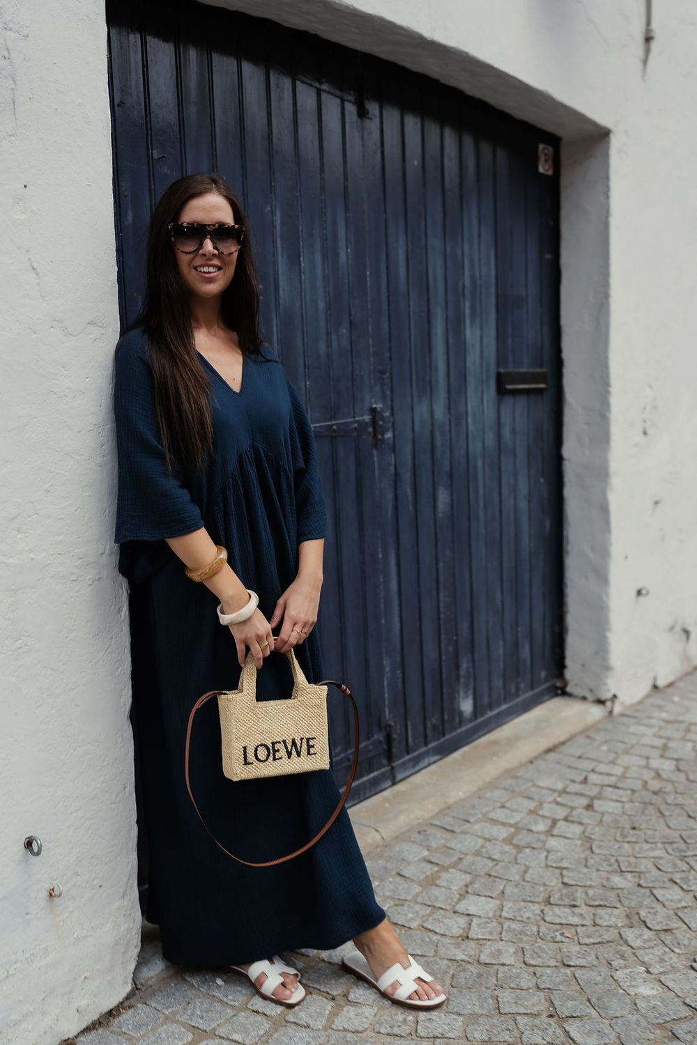 Maxi Tetra Dress Dark Blue