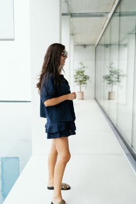 Tetra Set Shirt + Skirt Navy