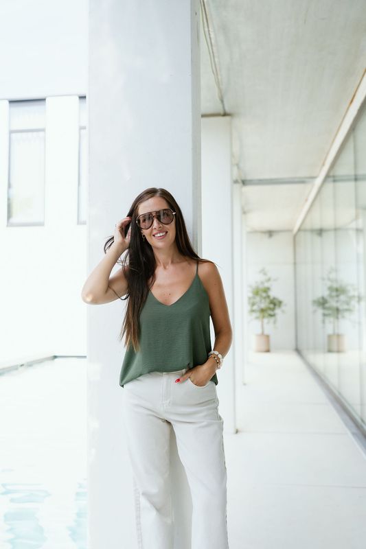 Strap Top Zita Khaki