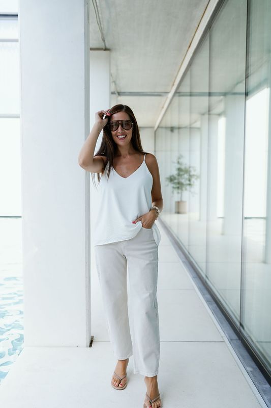 Strap Top Zita White