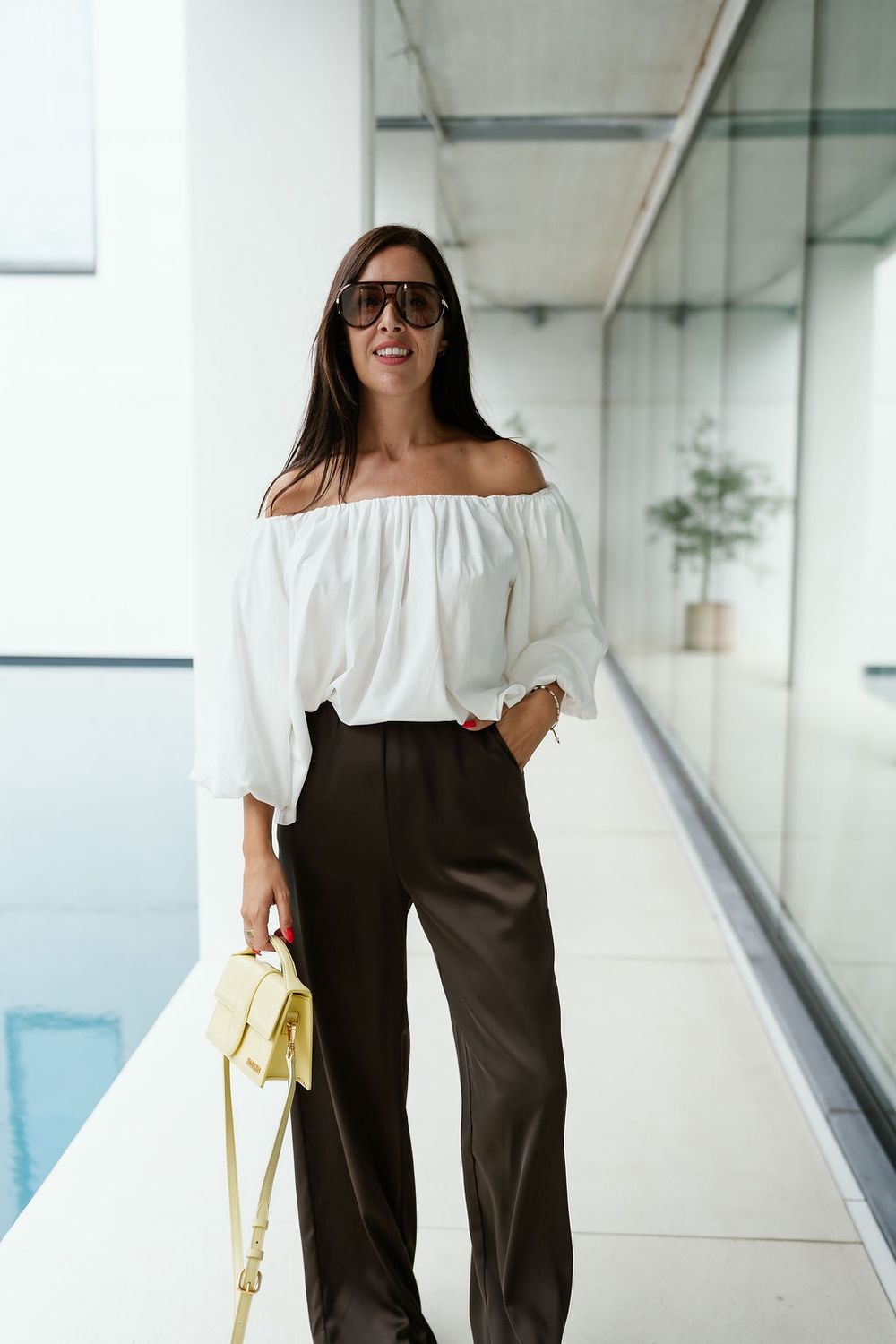 Wide Pants Pella Chocolate Brown