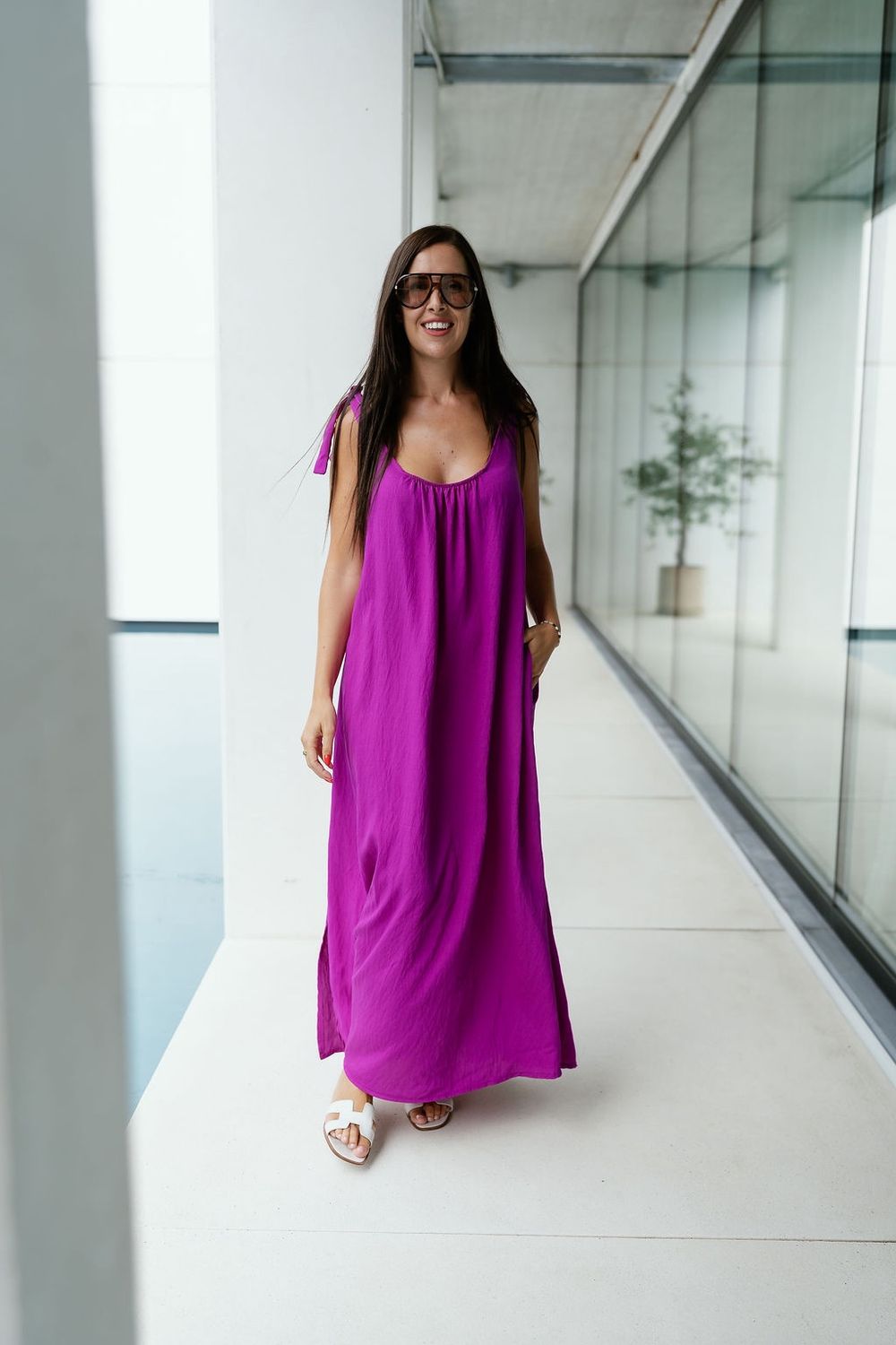 Dress Celine Magenta