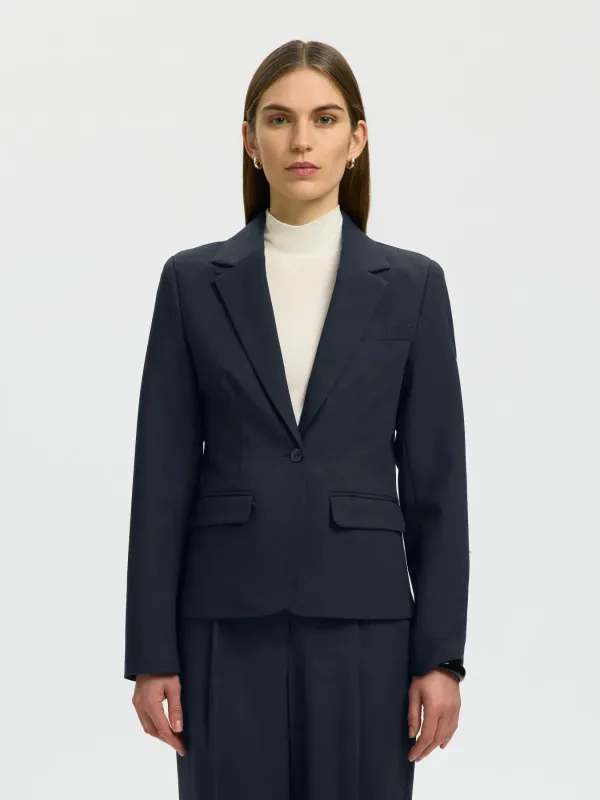 Fitted Signe Blazer Dark Sapphire