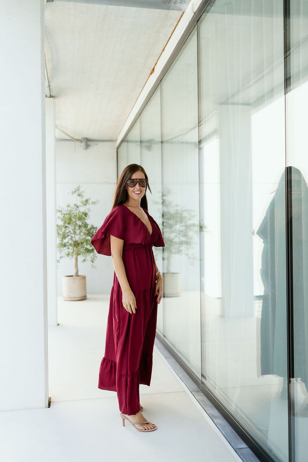 Dress Eloise Burgundy