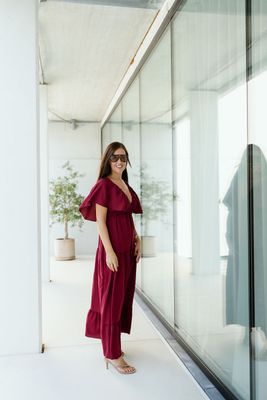 Dress Eloise Burgundy