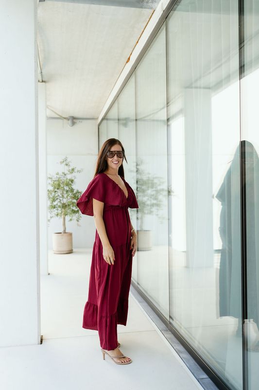 Dress Eloise Burgundy